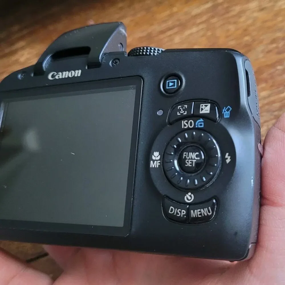 Canon PowerShot SX120 IS Digital Camera - Black - FOR PARTS - CIB Boxed